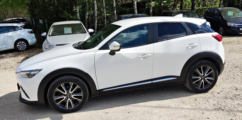 Mazda CX-3 cena 59850 przebieg: 64000, rok produkcji 2017 z Olecko małe 667